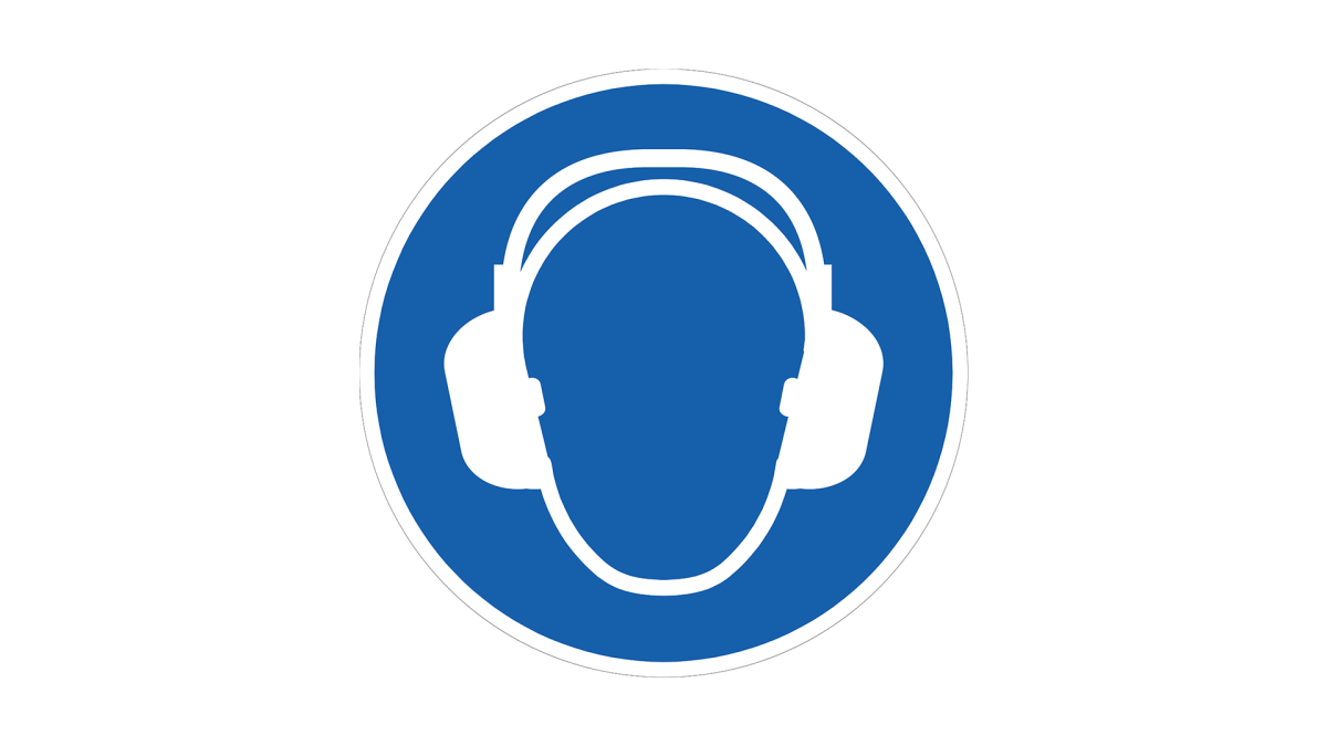 Ear protection warning signs_Würth Industry Japan